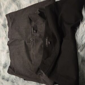 Ann Taylor Charcoal And Black Pencil Skirt